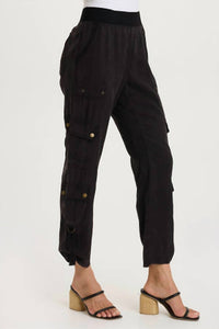 Xcvi - Levi Cargo Pant - black - clothing - lyocell
