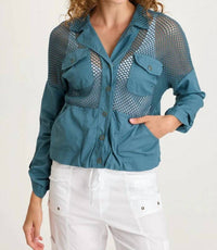 Xcvi - Niels Long Sleeve Button Down Jacket