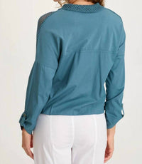 Xcvi - Niels Long Sleeve Button Down Jacket