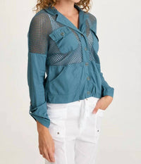 Xcvi - Niels Long Sleeve Button Down Jacket