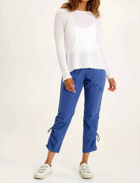Xcvi - Otish Slim Cropped Pant - ankle - blue - clothing