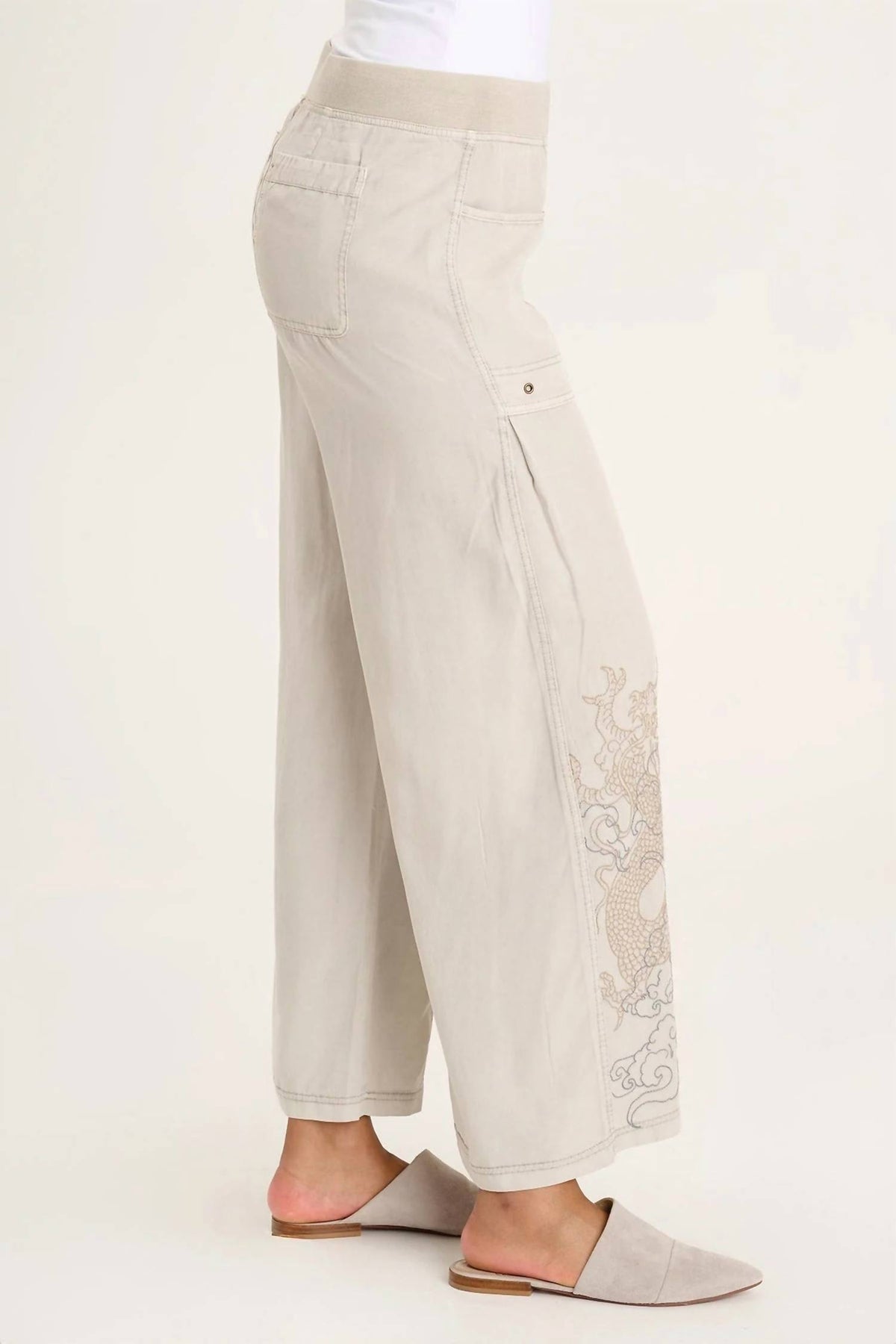 Xcvi - Pheodora Embroidered Pant