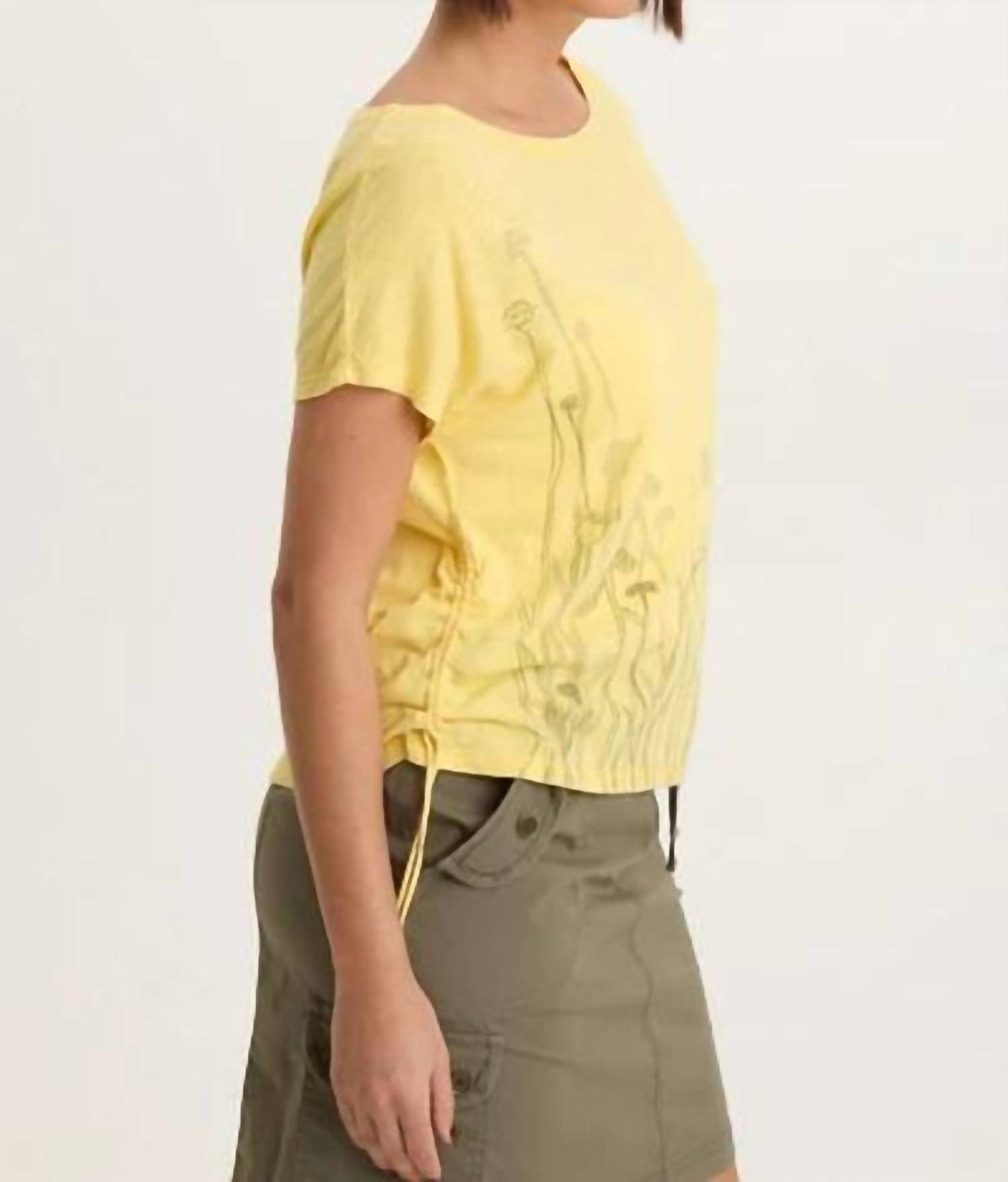 Xcvi - Printed Cohn Jersey Boatneck Tee