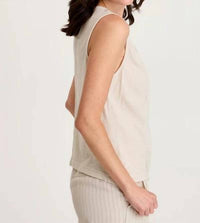 Xcvi - Siska Pinstripe V-neck Tank
