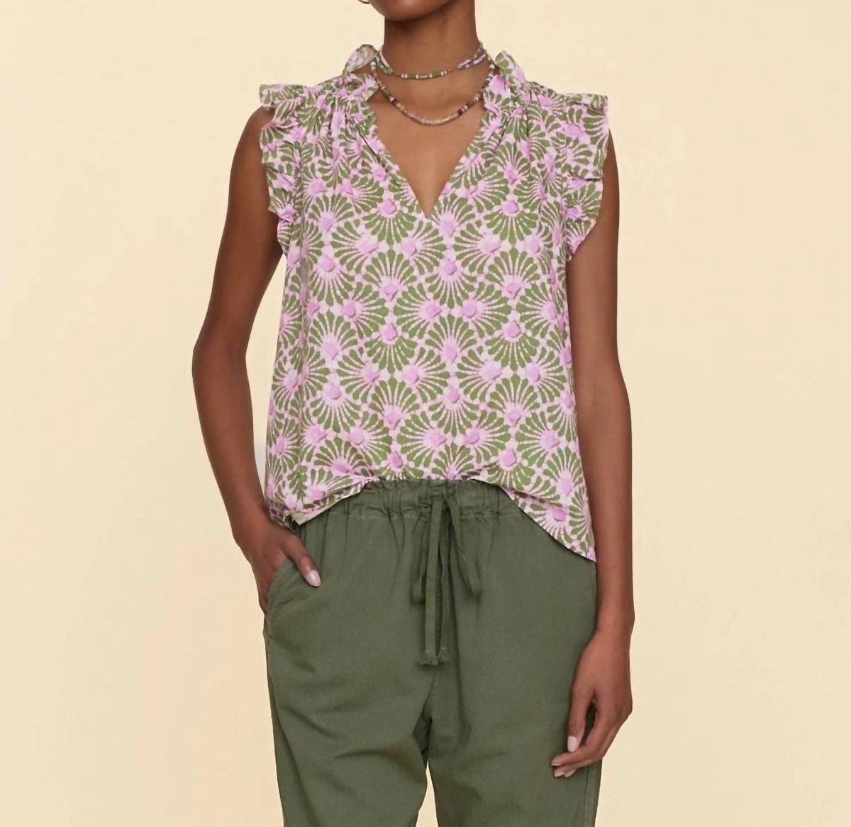 Xirena - Bex V Neck Top