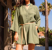 Xirena - Carlotta Mini Dress - clothing - cotton - dresses