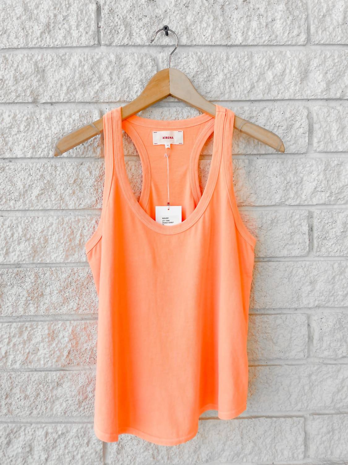 Xirena - Jett Tank - clothing - cotton - orange