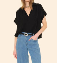 Xirena - Reggie Split Neck Top