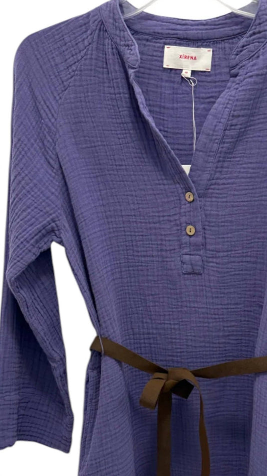 Xirena - Women's Carlotta Mini Dress - blue - clothing - cotton