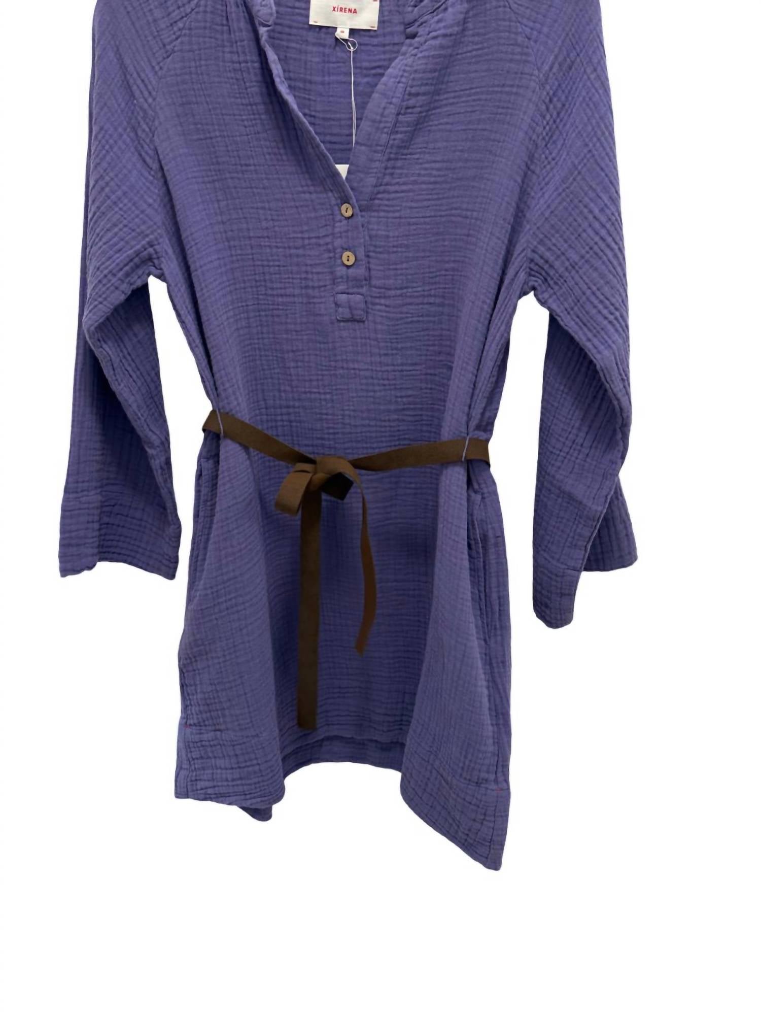 Xirena - Women's Carlotta Mini Dress - blue - clothing - cotton