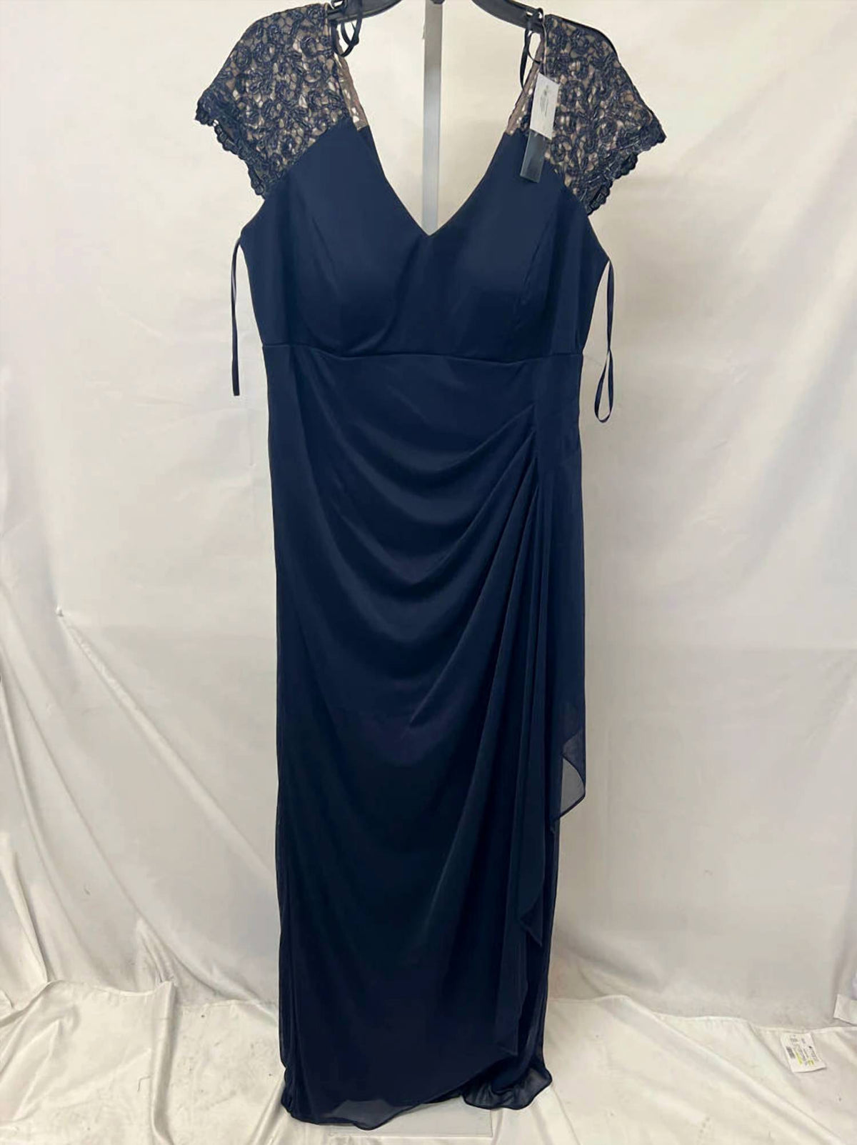 Xscape - Lace Shoulder Maxi Dress - Plus