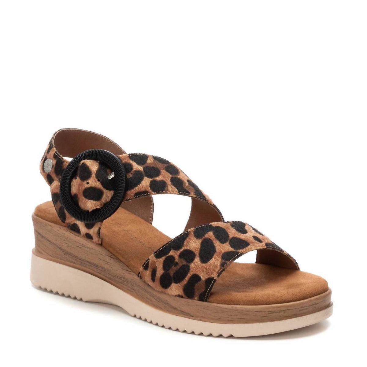 Xti - Women's Animal Print Wedge Sandals