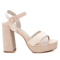 Xti - Women's Heeled Suede Sandals