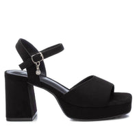 Xti - Women's Heeled Suede Sandals With Platform