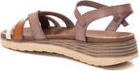 Xti - Women's Low Wedge Strappy Sandals