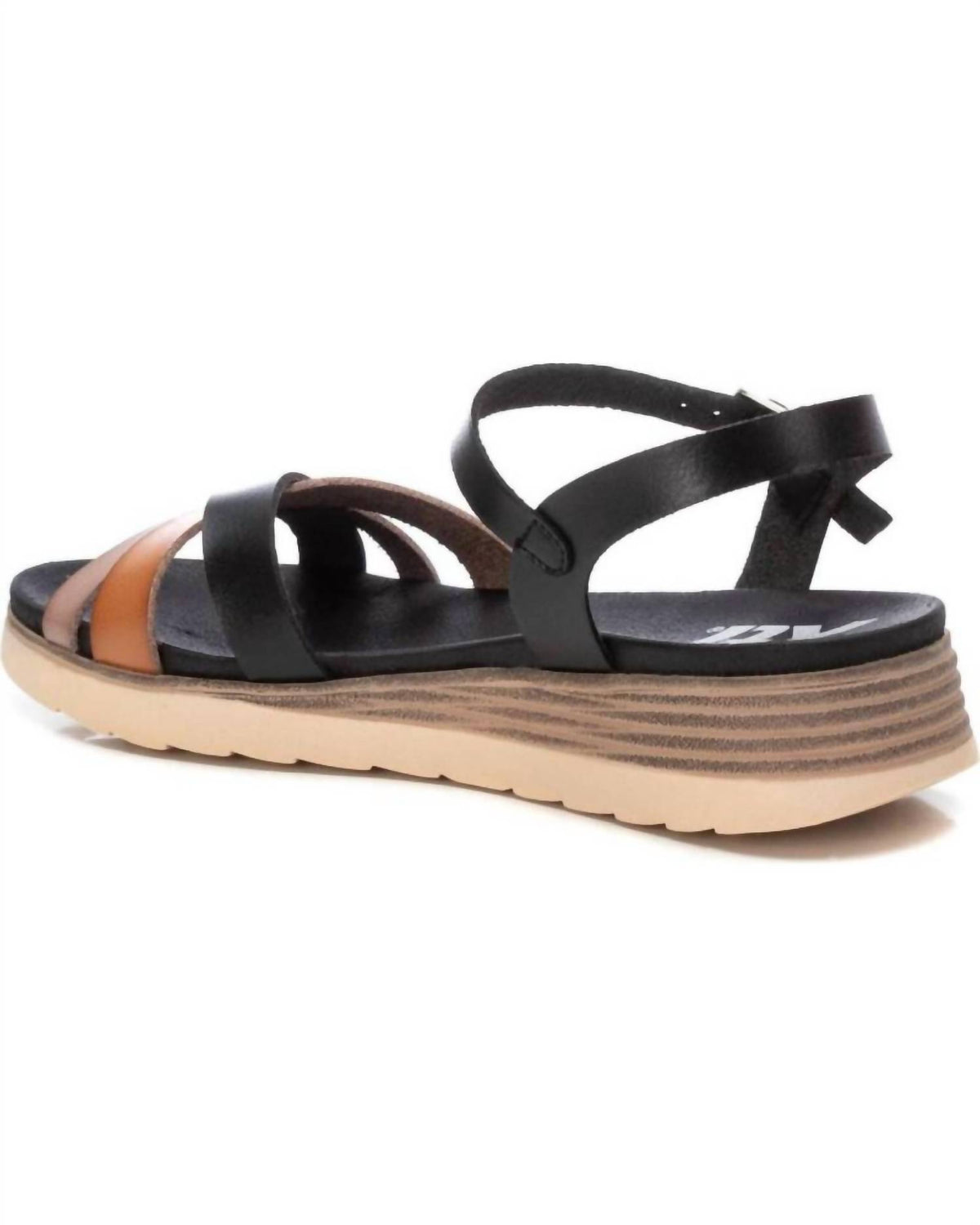 Xti - Women's Low Wedge Strappy Sandals