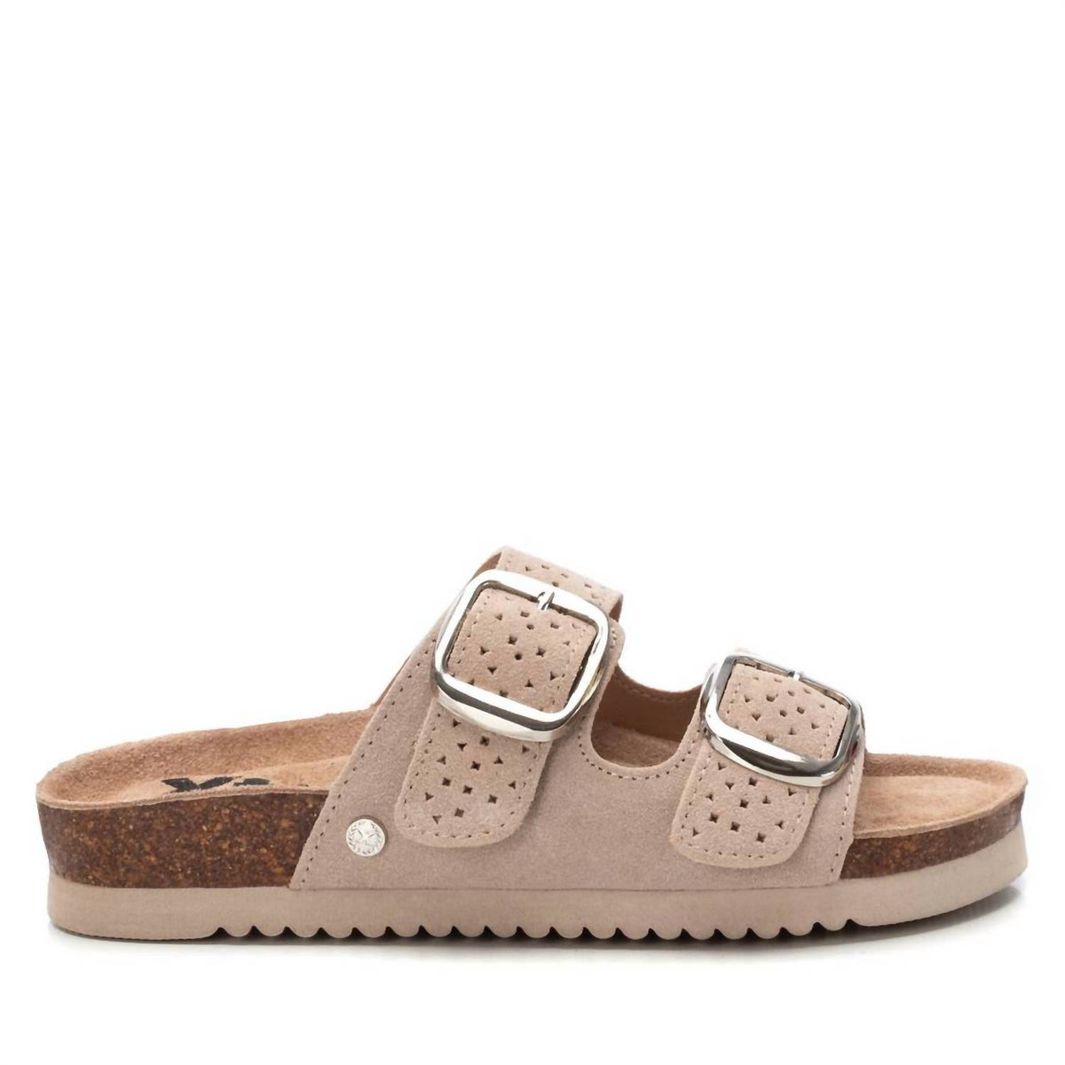 Xti - Women's Double Buckle Slide Sandals