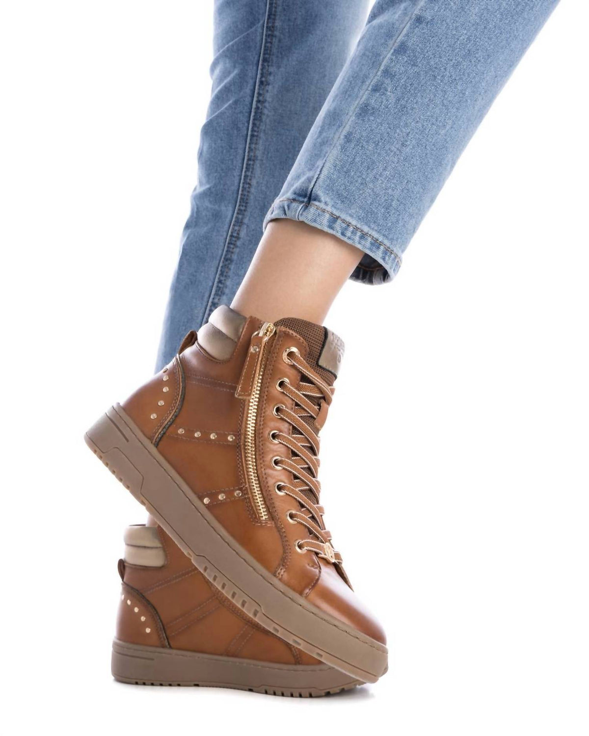 Xti - Women's Leather Ankle Booties