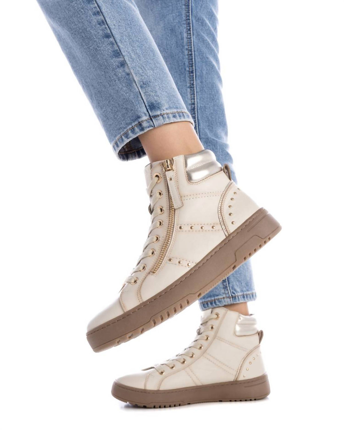 Xti - Women's Leather Ankle Booties