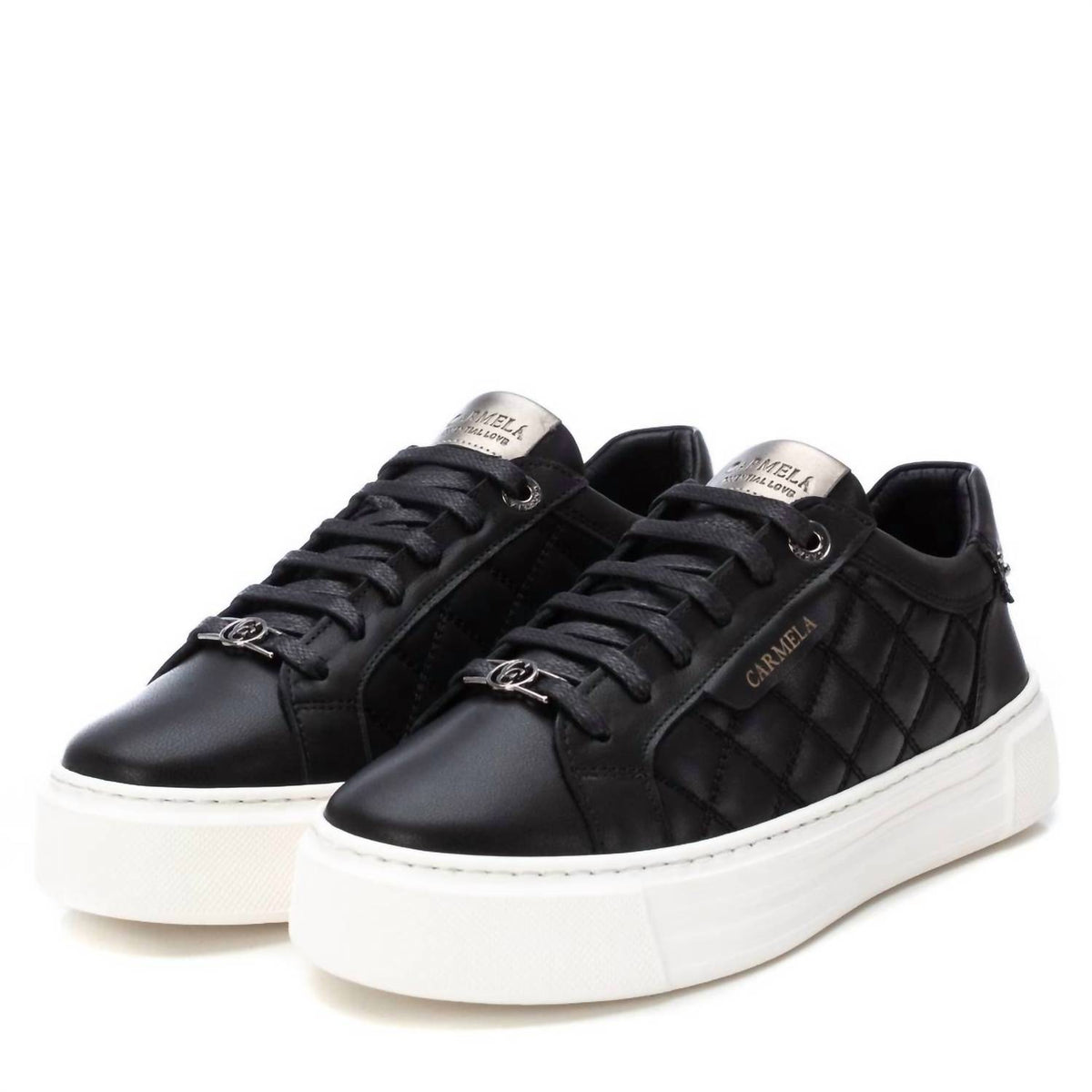 Xti - Women's Leather Trainer Sneakers
