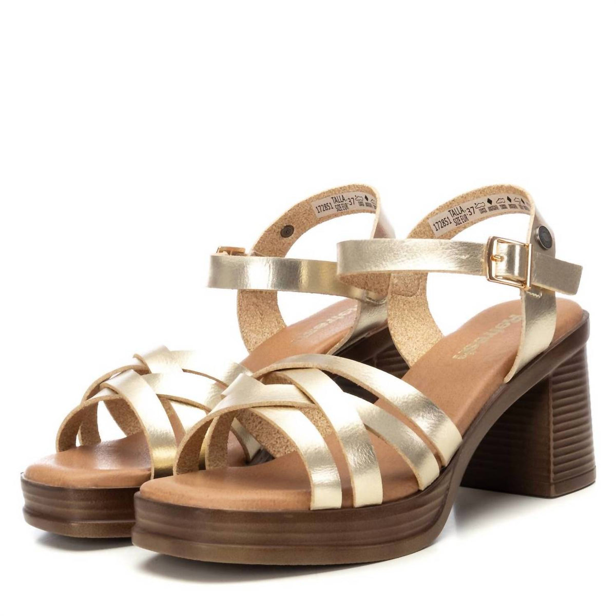 Xti - Women's Refresh Ankle Strap Platform Sandals