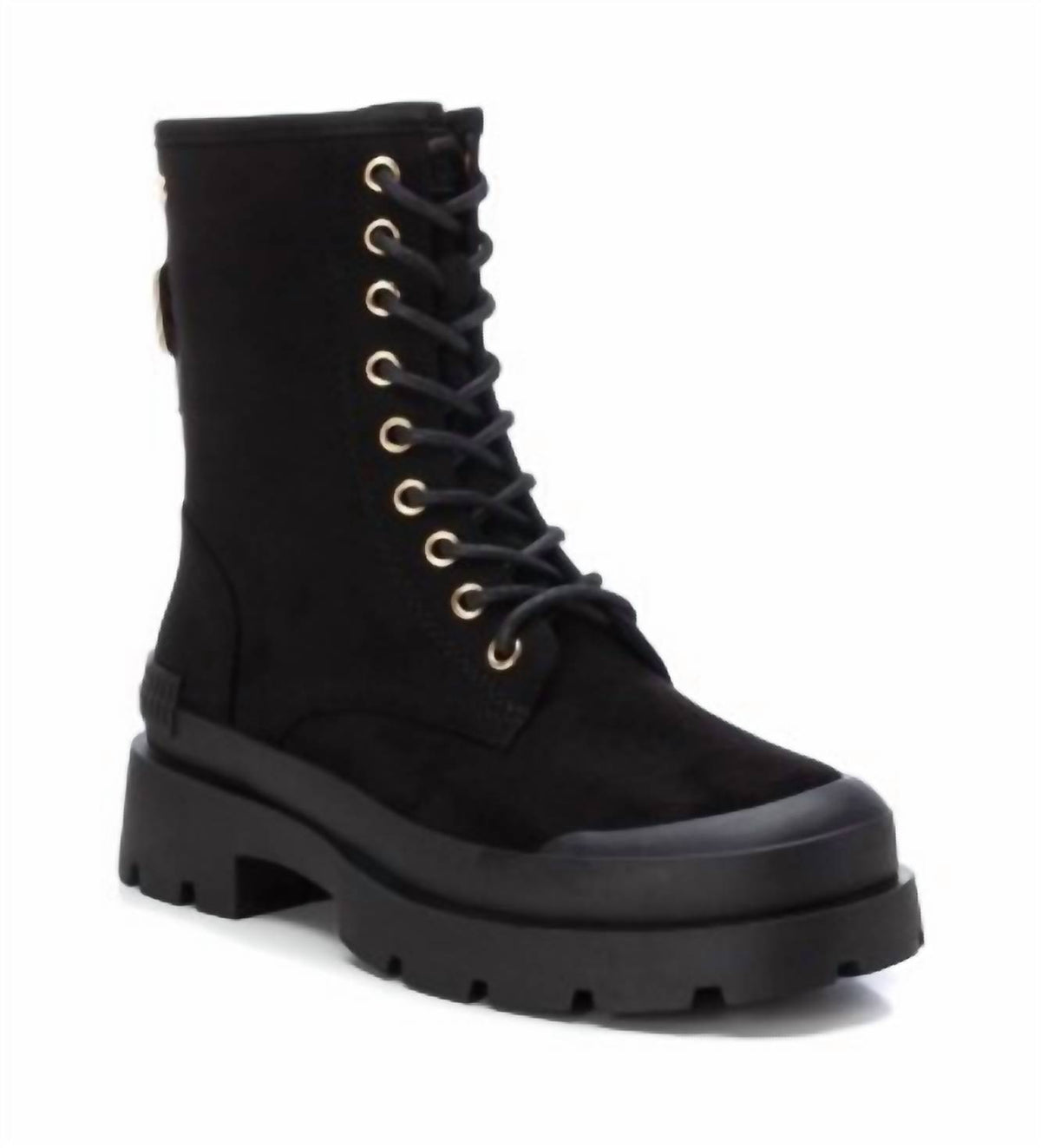 Xti - Women's Suede Lace-Up Booties