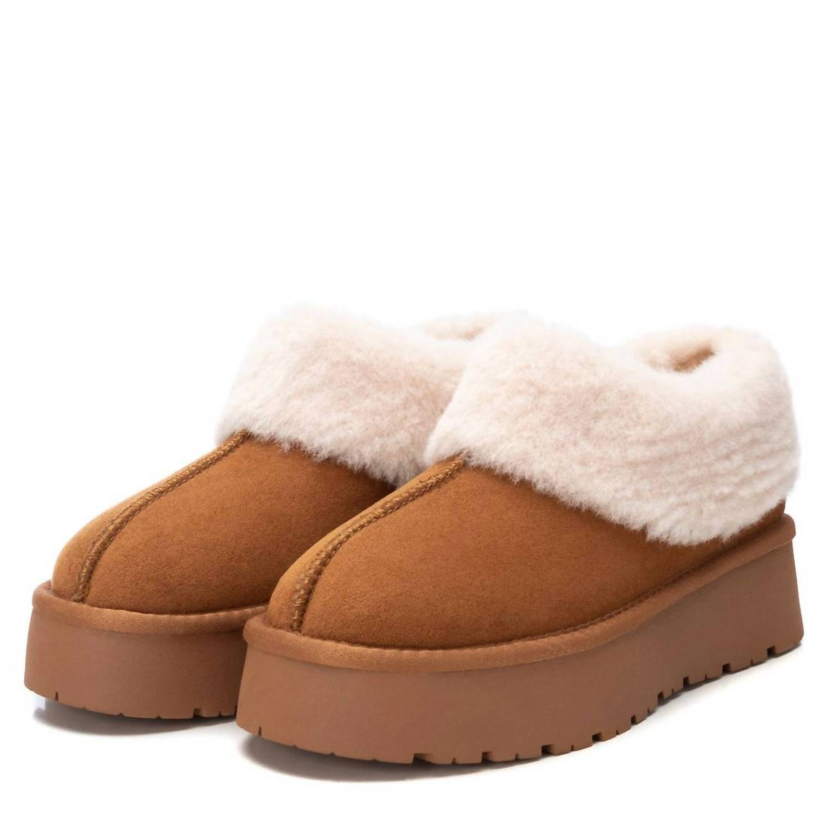 Xti - Women's Winter Suede Clogs