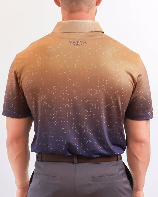 Yatta Golf - Carolina Champion Golf Polo Limited Edition - brown - clothing - directbrandpartner