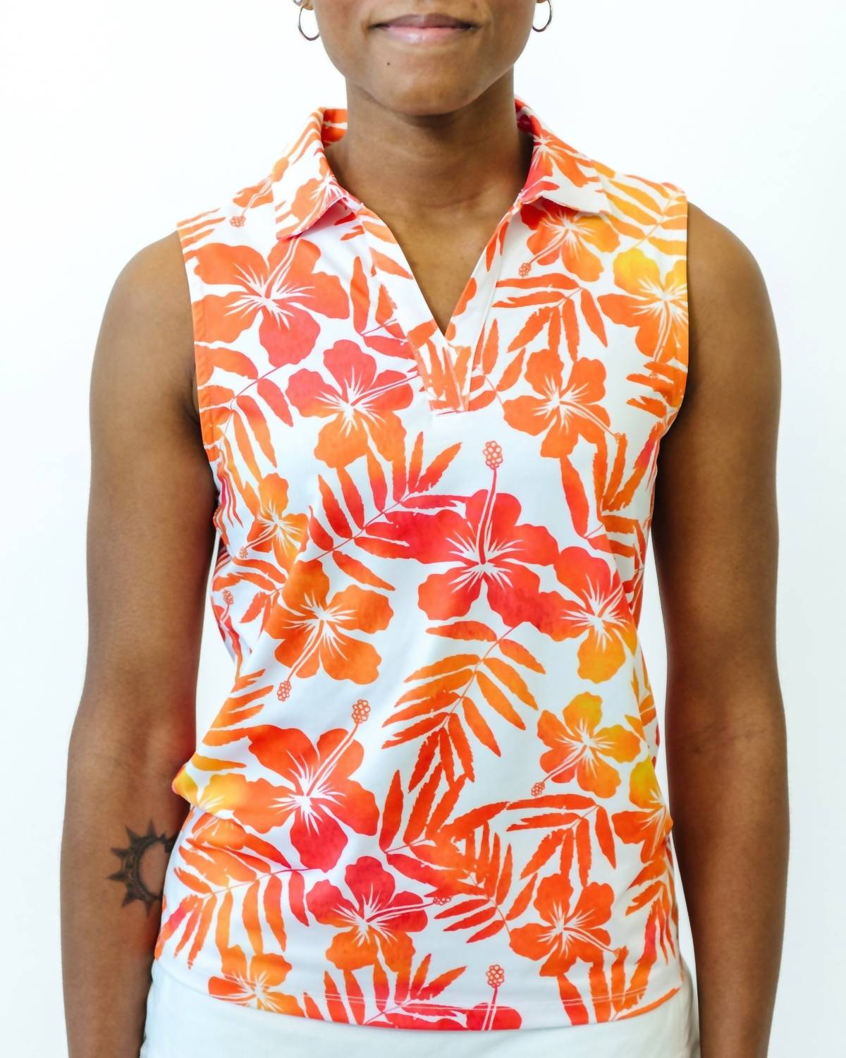 Yatta Golf - Sleeveless Golf Polo - clothing - directbrandpartner - floral