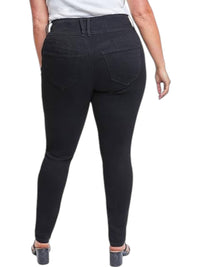 Ymi - 3 Button Signature Slim Skinny Jeans - Plus