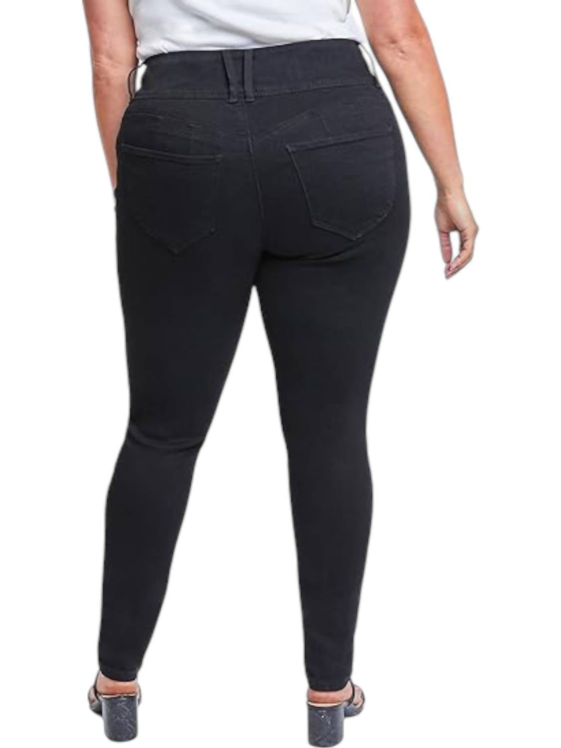 Ymi - 3 Button Signature Slim Skinny Jeans - Plus