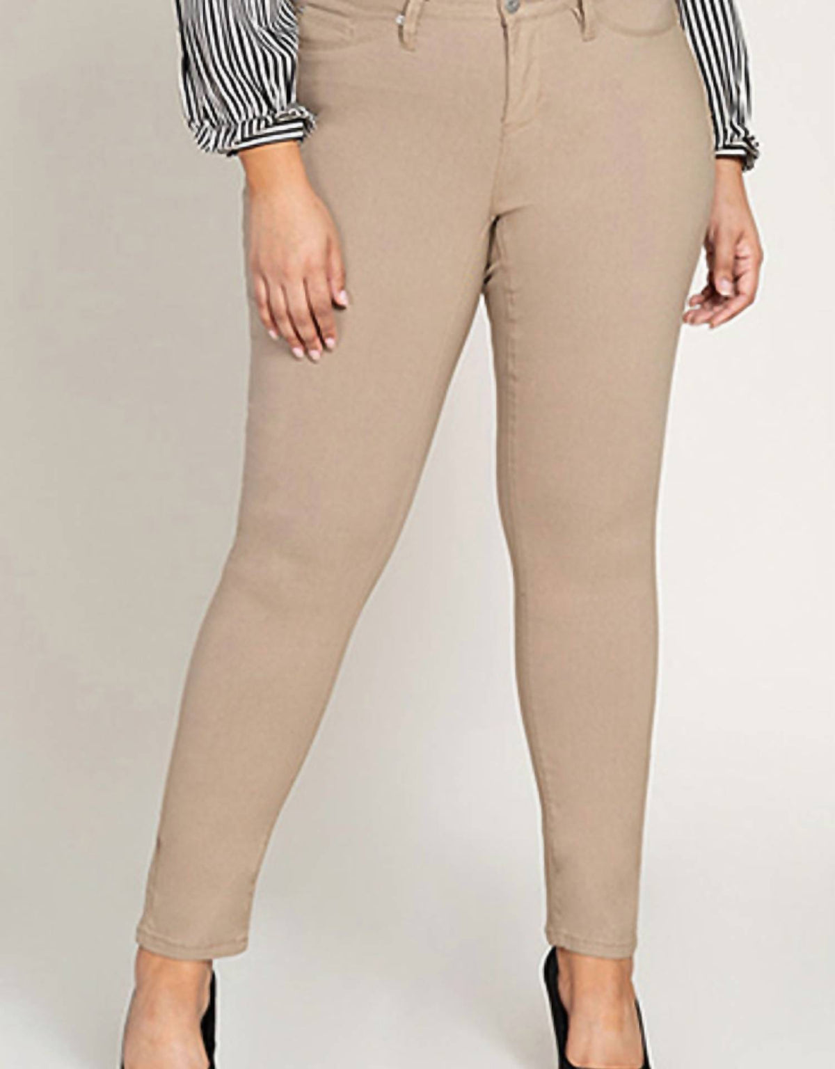 Ymi - Curvy Mid-rise Hyperstretch Skinny Pant