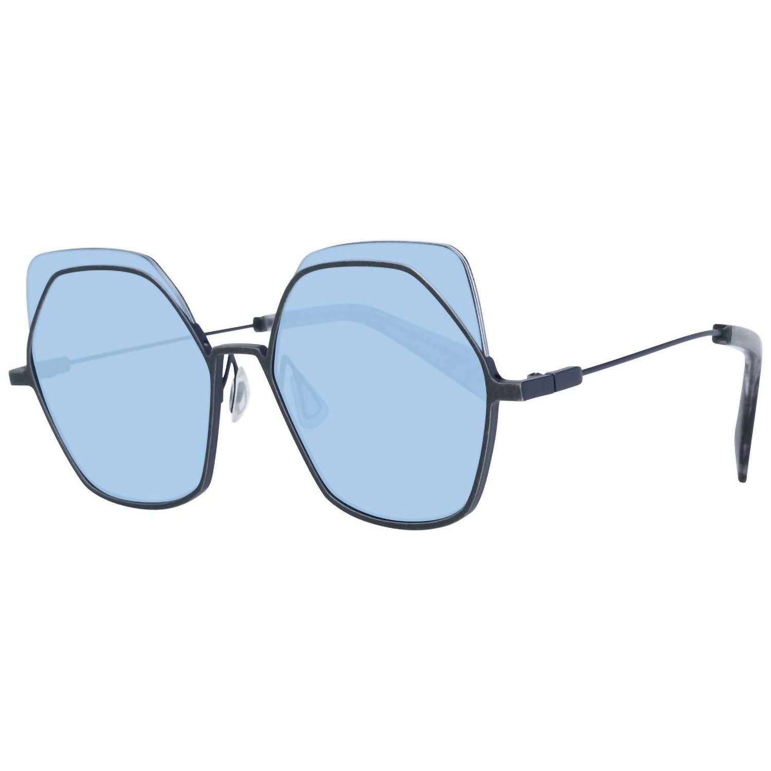 Yohji Yamamoto - Women's Sunglasses - accessories - grey - metal
