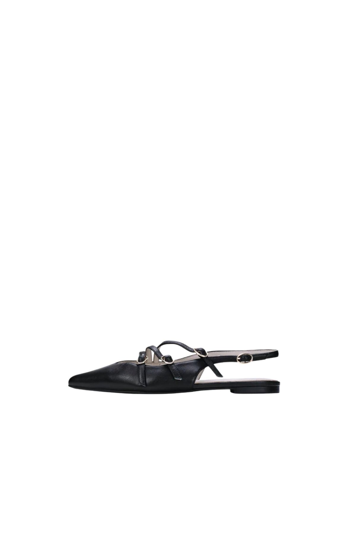 Yosi Samra - Women's Ava Slingback Leather Flat