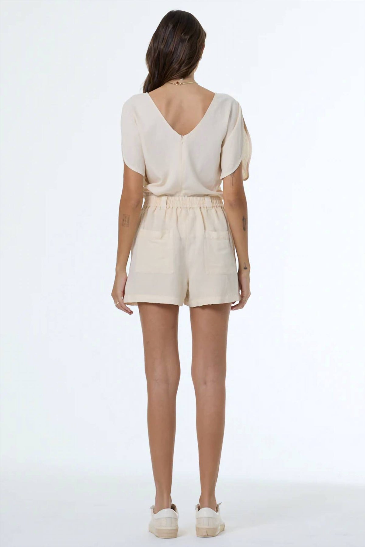 Young Fabulous & Broke - Flutter Short Sleeve Top