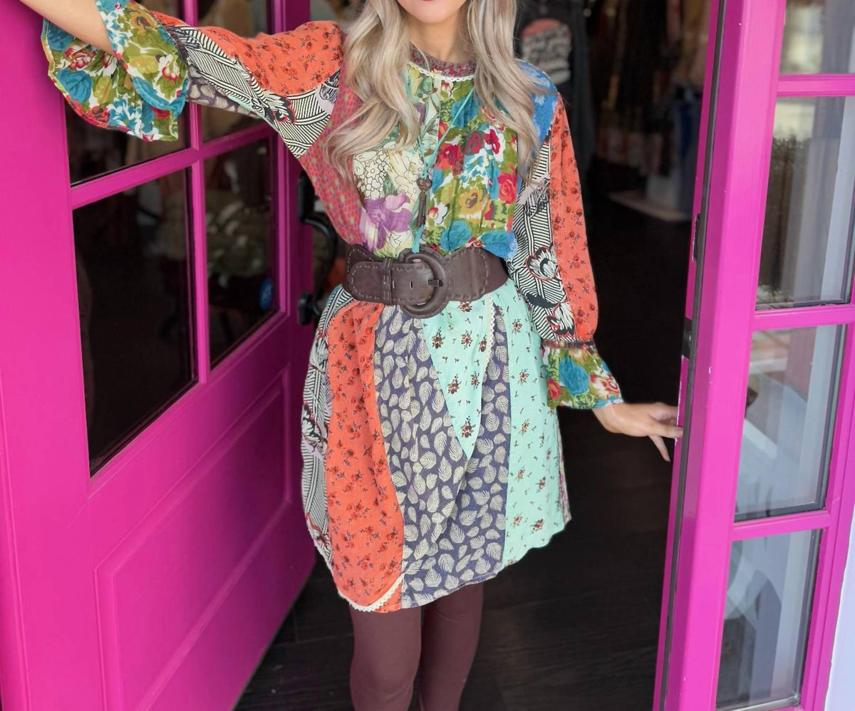 Young Threads - High Neck Mini Dress