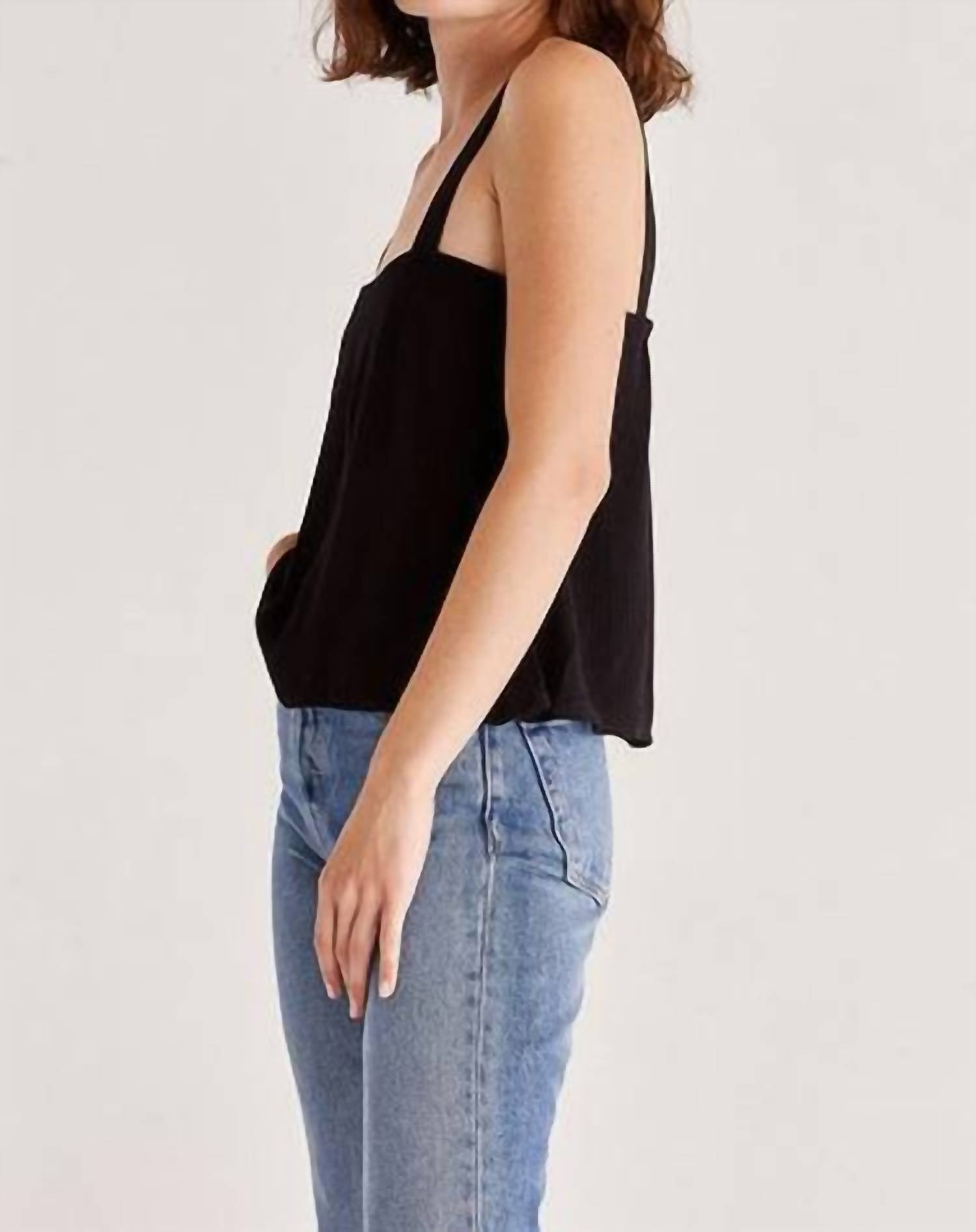 Z Supply - Aniston Top - black - clothing - crop - tops