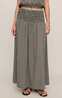 Z Supply - Brooke Gingham Linen Maxi Skirt