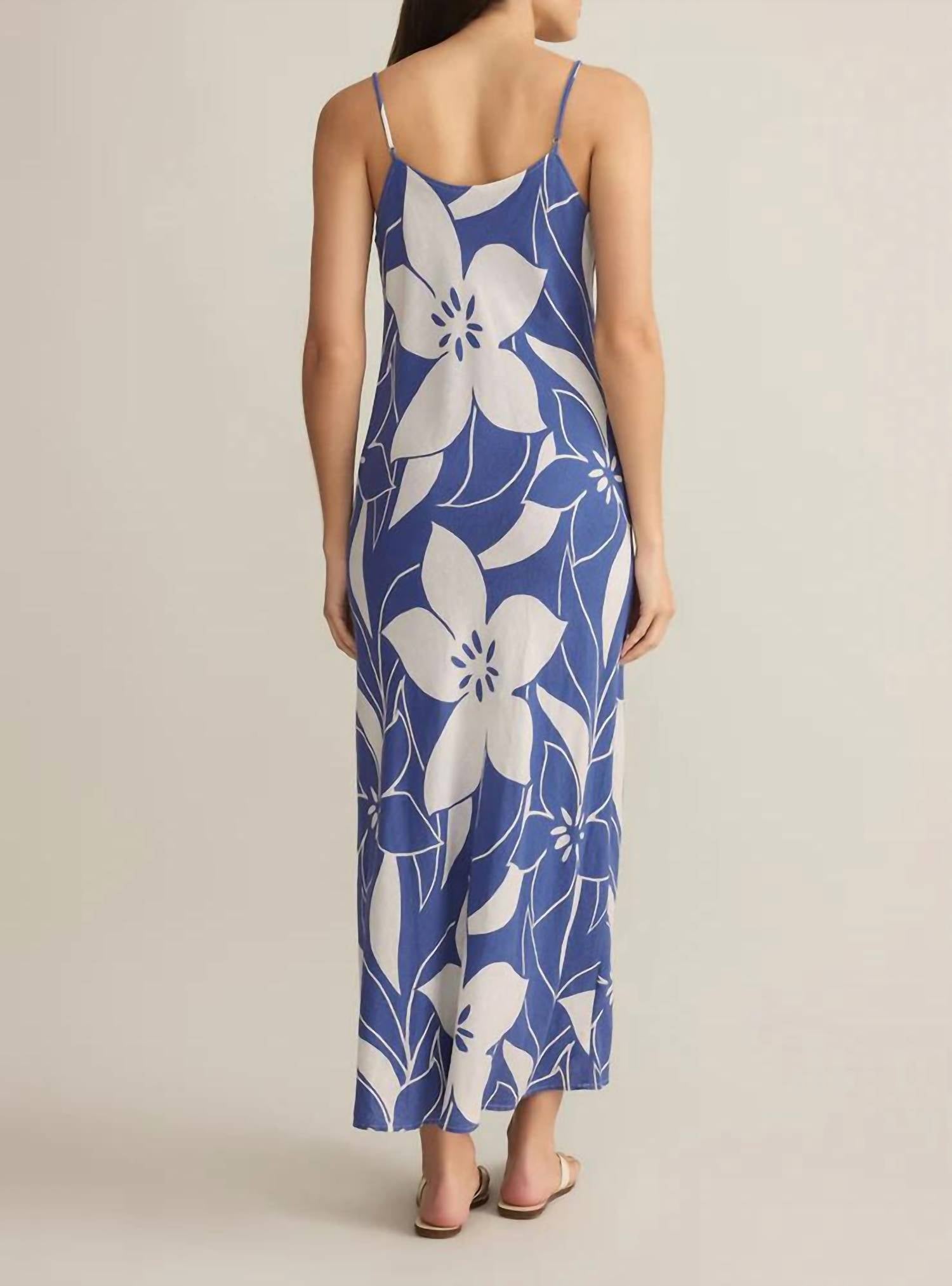 Z Supply - Cecily Madero Maxi Dress - blue - clothing - dresses