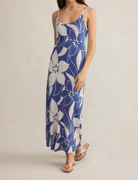 Z Supply - Cecily Madero Maxi Dress - blue - clothing - dresses