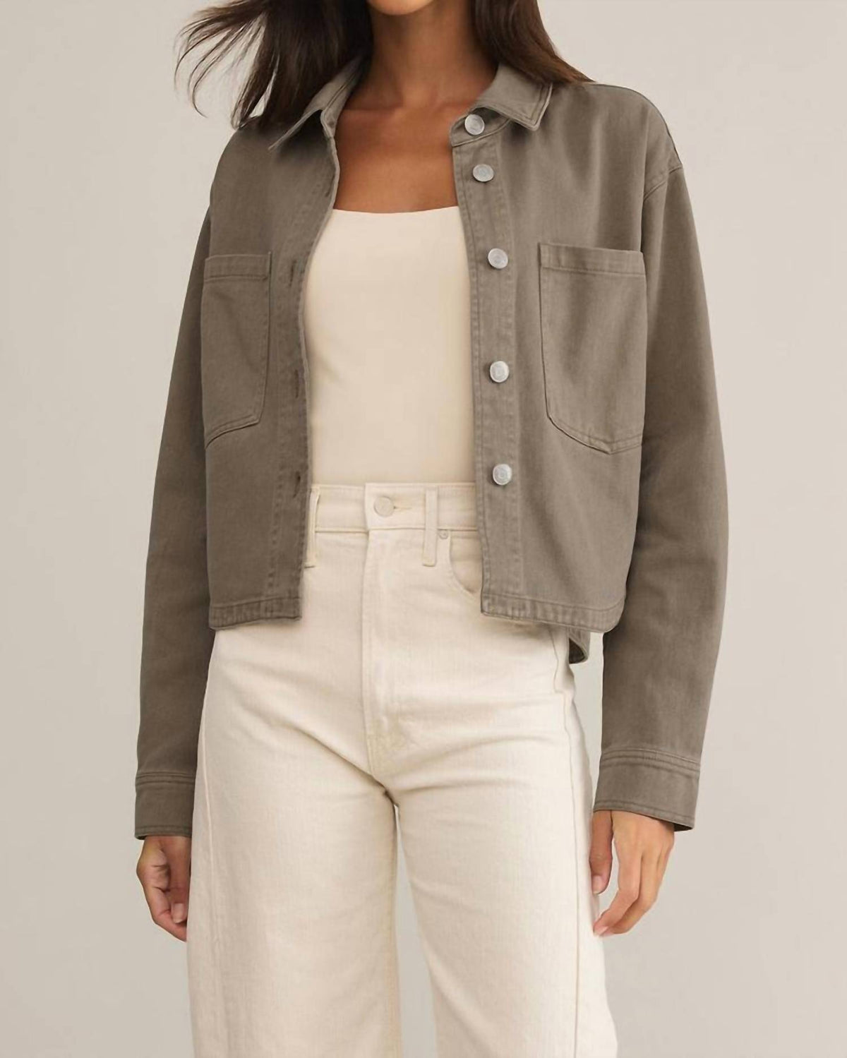 Z Supply - Cropped Denim Jacket