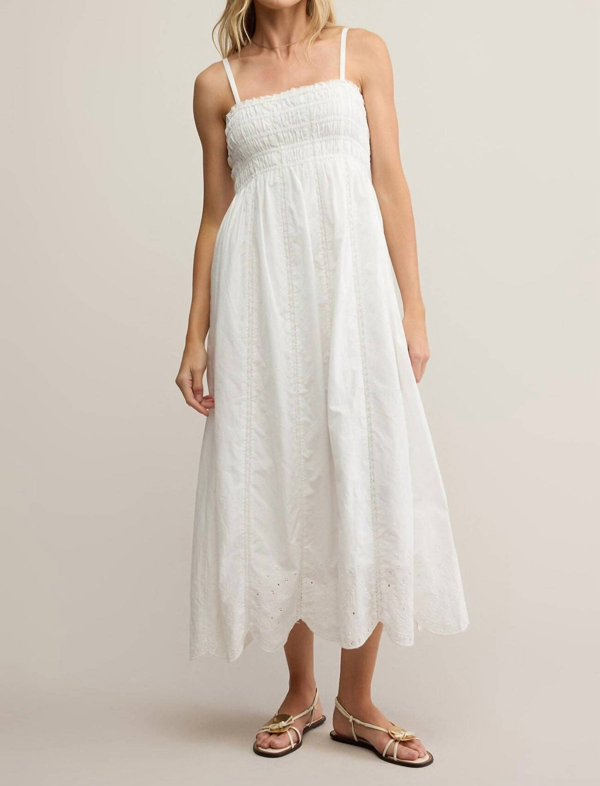 Z Supply - Dani Embroidered Midi Dress