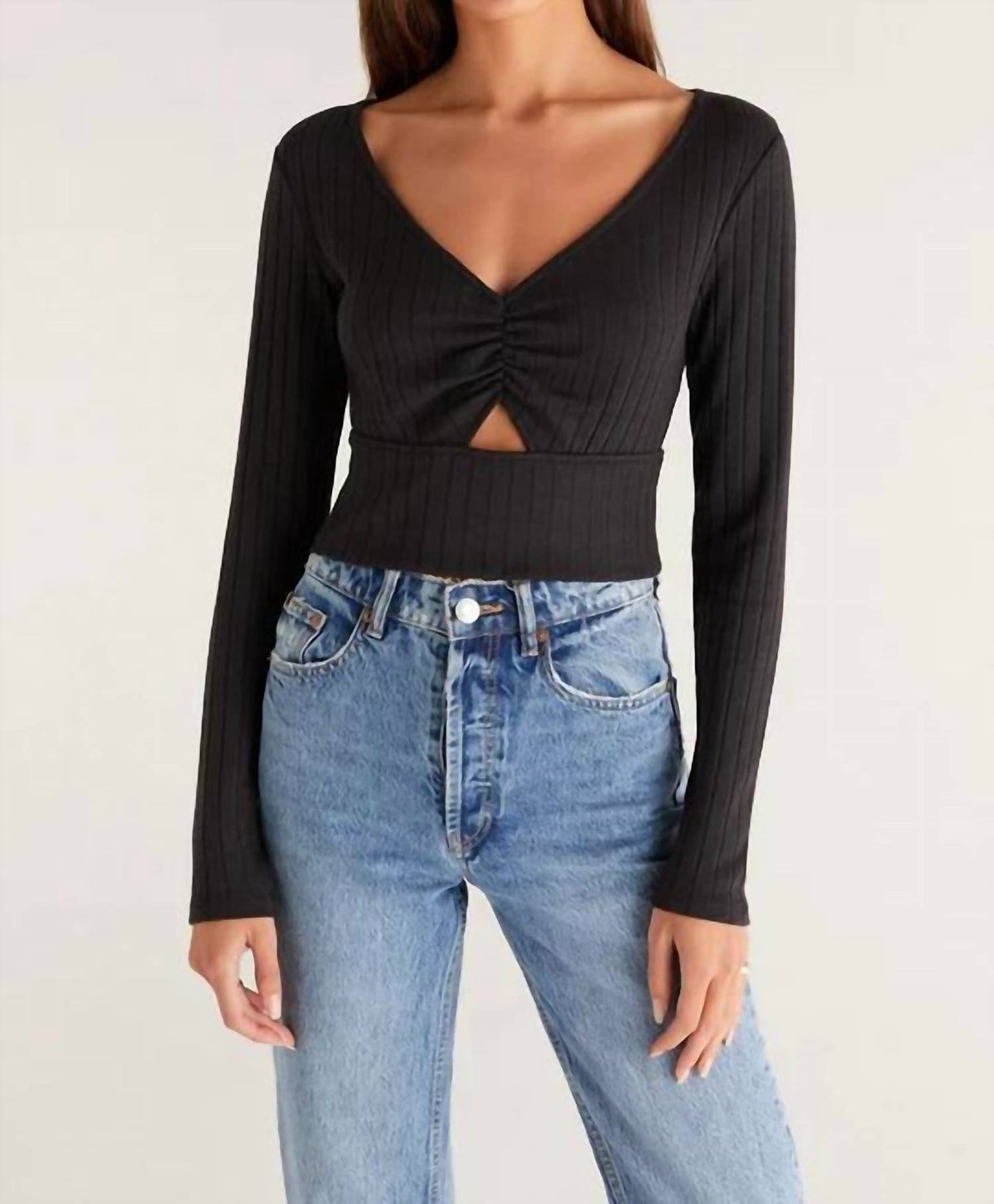 Z Supply - Danica Ruched Crop Top