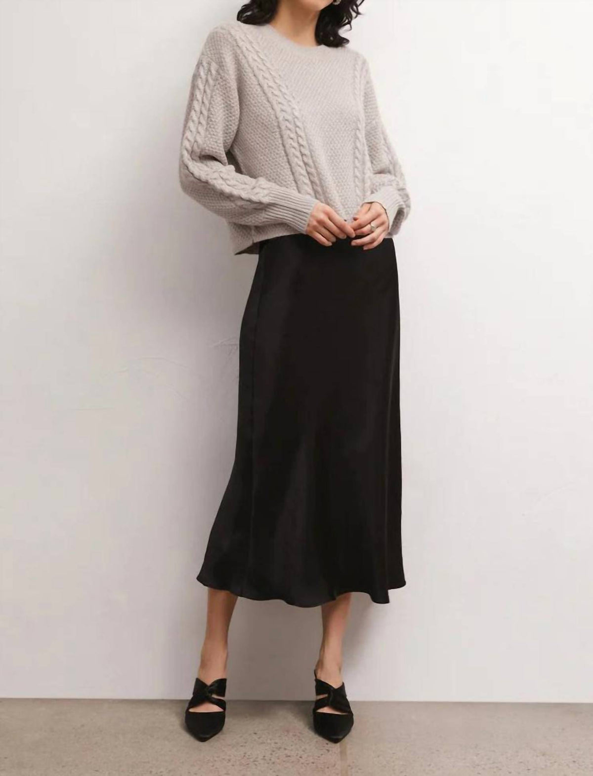 Z Supply - Eternal Metallic Cable Sweater
