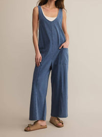 Z Supply - Everyday Jersey Denim Jumpsuit