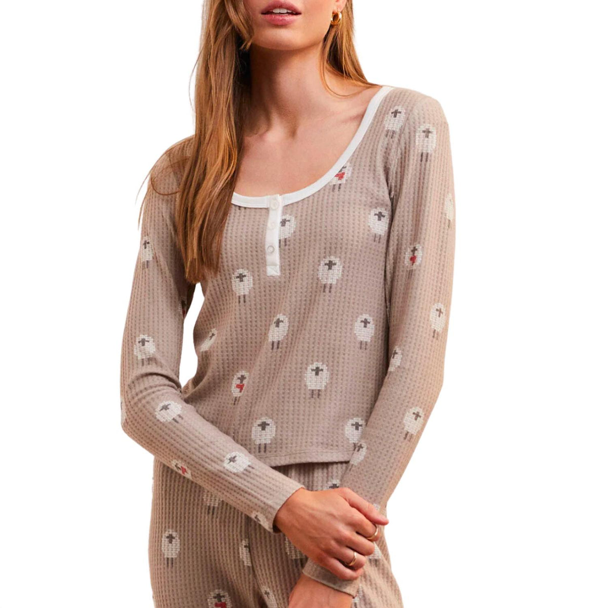 Z Supply - Fireside Sheep Long Sleeve Top