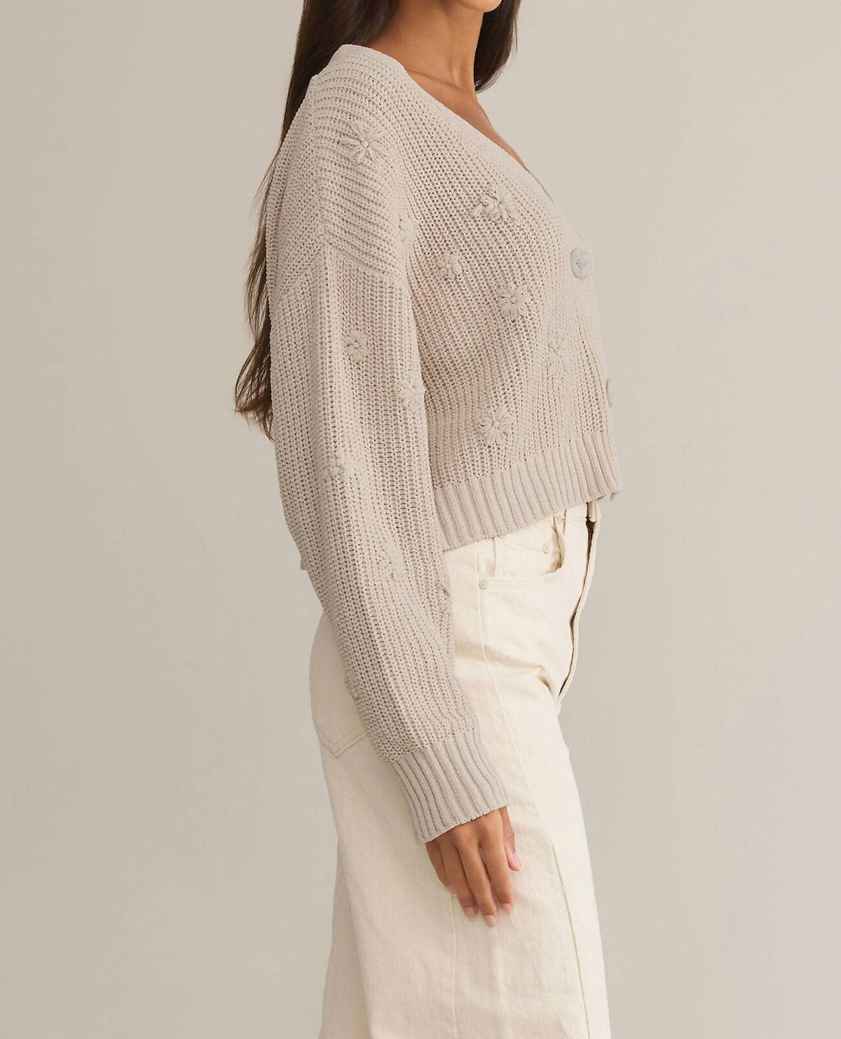 Z Supply - Fleur Cropped V-neck Cardigan