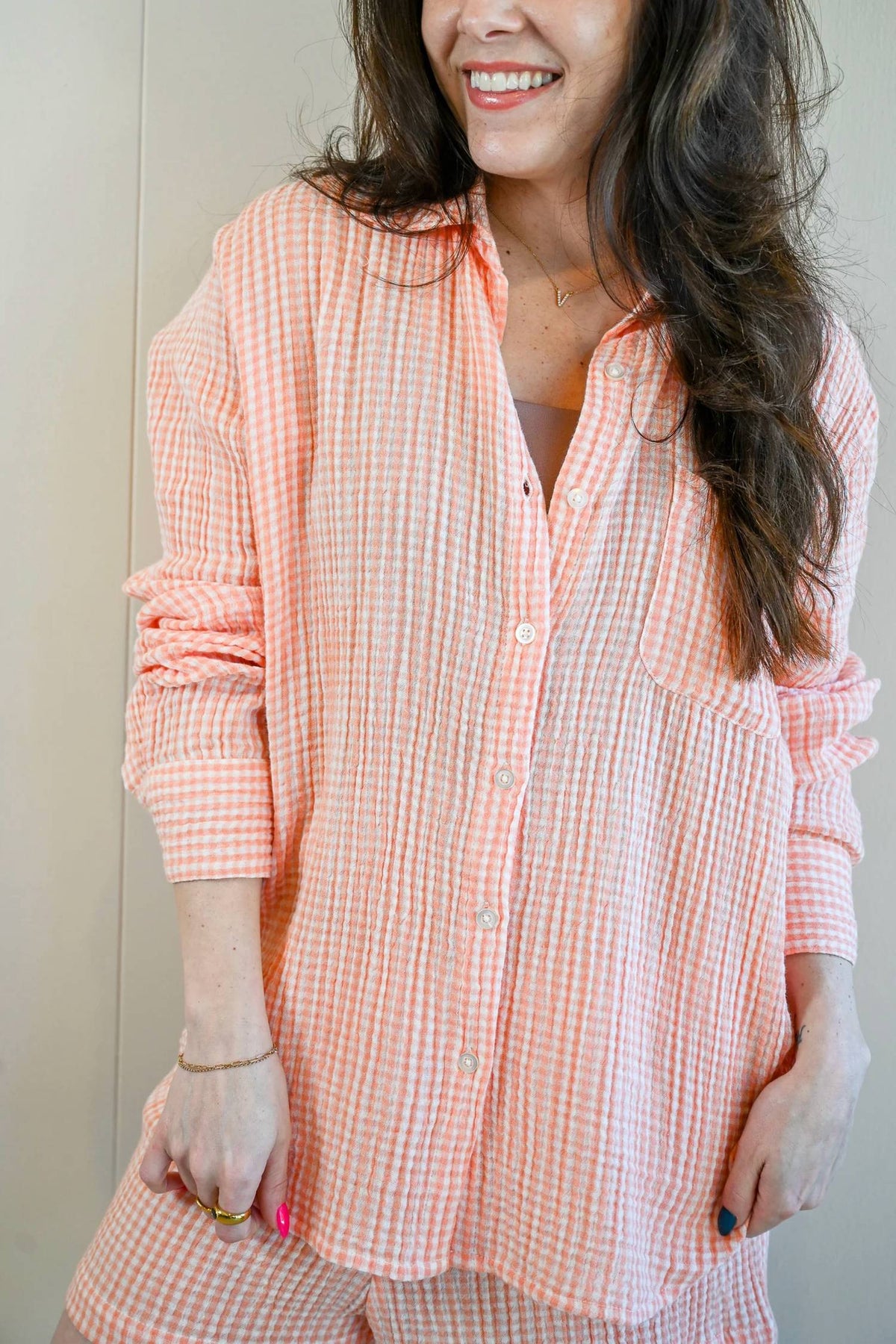 Z Supply - Heacock Avenue Gingham Button Up Top