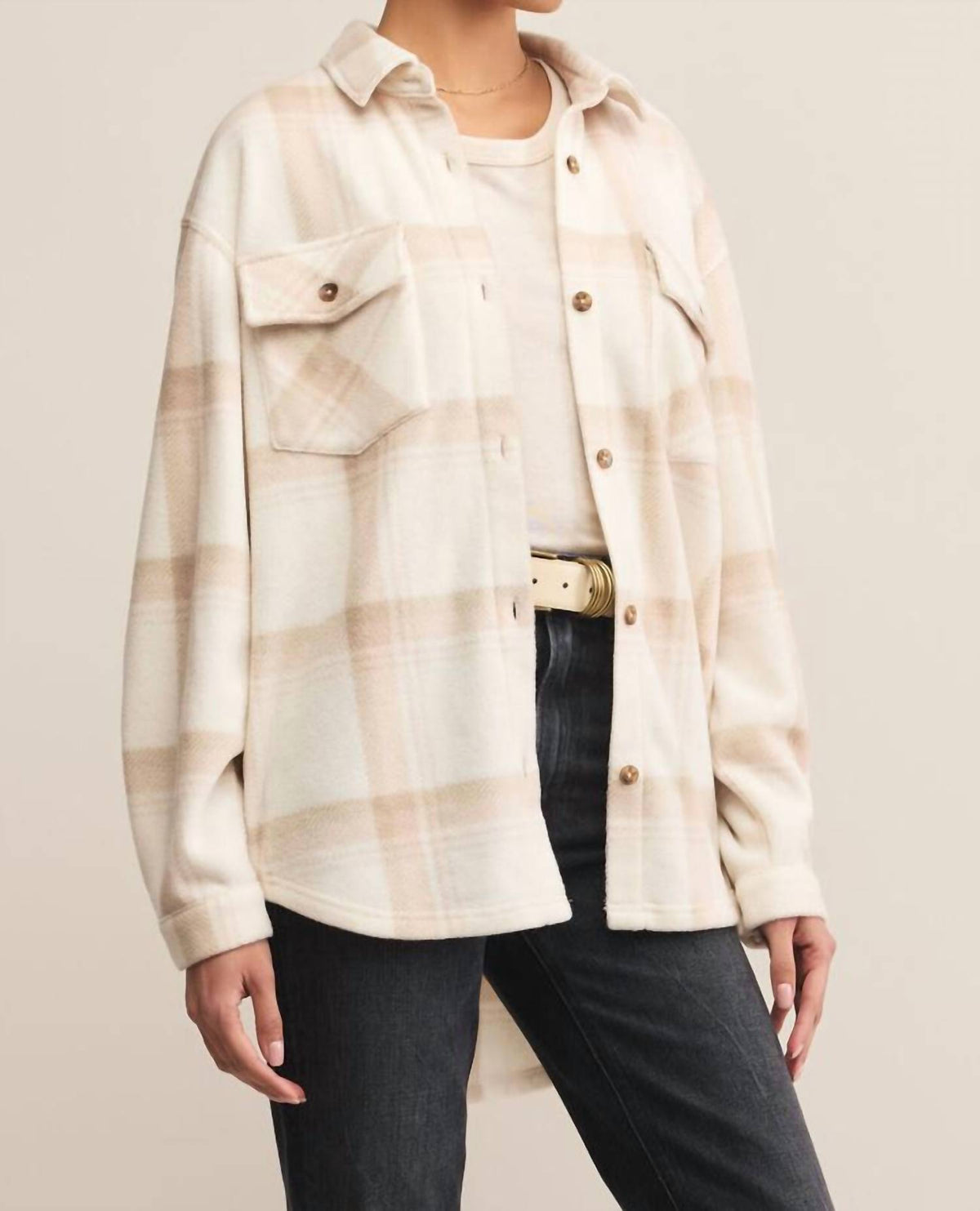 Z Supply - Hiker Two Toned Fleece Jacket