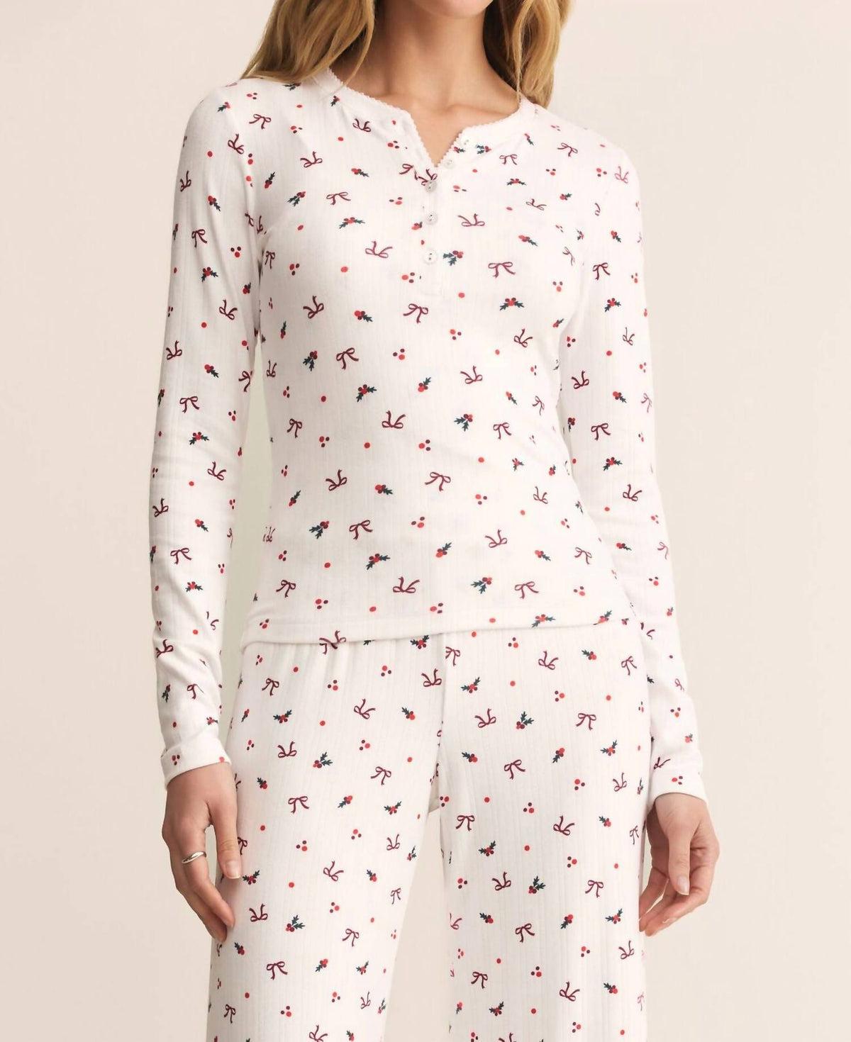 Z Supply - Holly Long Sleeve Henley Top